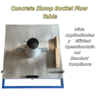 Ensemble de test de fluidité du béton : Godet d'essai de fluidité et Table d'essai de fluidité, Garantie 1 an sur les équipements d'essai du béton
