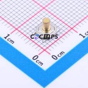 YTS-C005-1I Tactile Switch SMD-4P,5.2x5.2mm Switch Single Pole Single Throw Round Button 1.6N Vertical Mount - Product Image 1