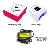 Lampe à ongles UV LED sans fil IBelieve 72W, rechargeable, sécheuse à ongles professionnelle avec ventilateur et double longueur d'onde 365/405nm pour usage en salon