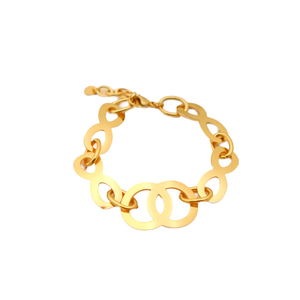 Pulsera de Cadena de Eslabones de Moda, Acero Inoxidable 316L, Chapado en Oro PVD, Sostenible y Resistente - Product Image 2