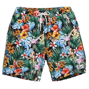 Nouveau design personnalisé, short de plage décontracté pour hommes en tissu Oxford, ajustable avec cordon de serrage, respirant et à séchage rapide - Product Image 1