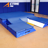 Tapis d'atterrissage standard pour lancer de perche en plein air, épais, en mousse absorbant les chocs, pour l'entraînement professionnel d'athlétisme