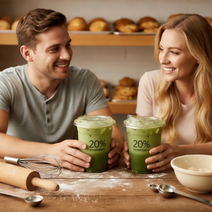 Vaso <span class=keywords><strong>de</strong></span> Plástico Desechable <span class=keywords><strong>de</strong></span> PET <span class=keywords><strong>de</strong></span> 16 oz (90 mm) con Pajita, Resistente a Derrames, <span class=keywords><strong>para</strong></span> Eventos y Festivales, <span class=keywords><strong>para</strong></span> Bebidas Frías, Jugos y Lattes, Venta al por Mayor <span class=keywords><strong>de</strong></span> Marca - Product Image 3