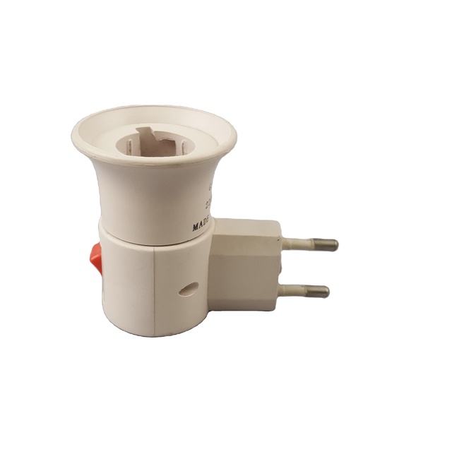 B22 European Night Light Socket Bulb Lamp Vertical Plug Electrical Base Holder Adapter Converter Product Lamp Holders Lamp Bases