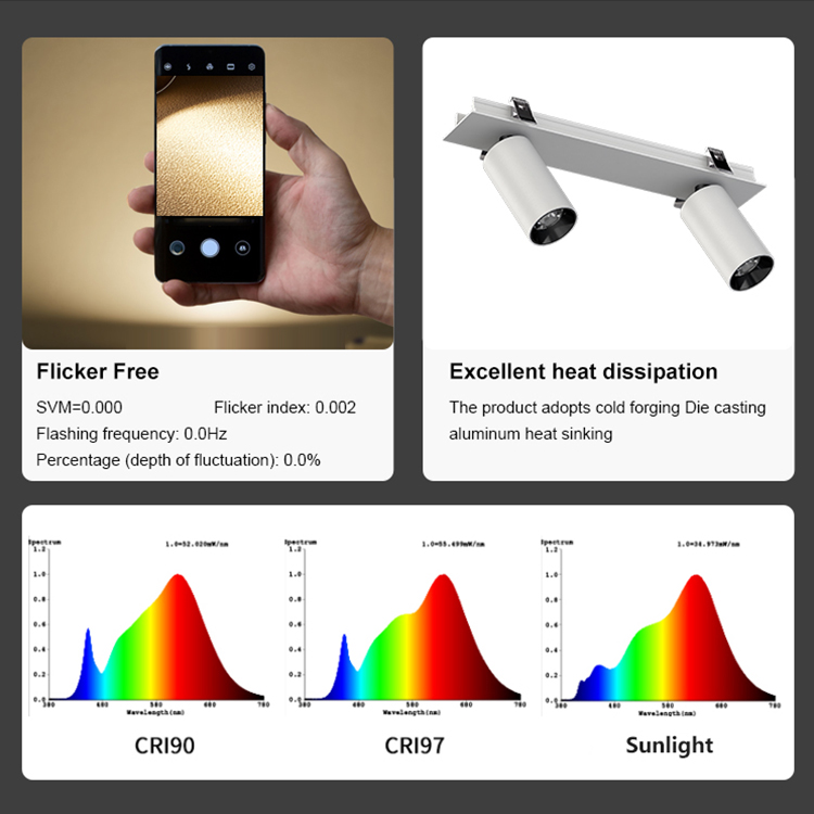 ultra thin track light