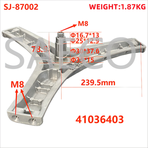 Pièce de rechange pour lave-linge <span class=keywords><strong>Candy</strong></span>, numéro de pièce 41036408, araignée de lave-linge - Product Image 6