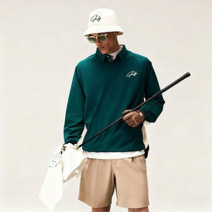 <span class=keywords><strong>Polo</strong></span> da Golf con Logo ricamato all'ingrosso <span class=keywords><strong>manica</strong></span> <span class=keywords><strong>lunga</strong></span> traspirante rapida asciugatura e <span class=keywords><strong>Slim</strong></span> <span class=keywords><strong>Fit</strong></span> da uomo <span class=keywords><strong>Polo</strong></span> da Golf - Product Image 4
