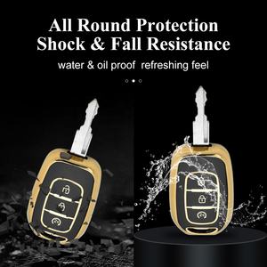 Étui de clé de voiture en TPU de haute qualité avec porte-clés transparent imperméable pour <span class=keywords><strong>Renault</strong></span> Koleos Kadjar <span class=keywords><strong>Captur</strong></span> - Product Image 3