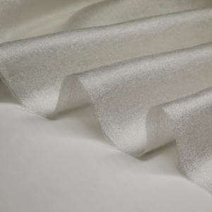 30% 涤纶38% T 32% 粘胶面料闪亮透明绉纱雪纺面料 - Product Image 6