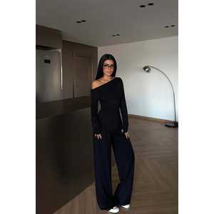 Ensemble de costumes noirs pour femmes Borelli, tenue élégante pour équipe - Product Image 4