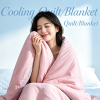Couette Rafraîchissante d'Été en Gros, Lavable, Respirante, Couette Climatisation, Couverture en Soie Glacée Blanche, Emballage Personnalisé pour la Maison