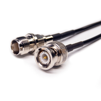 Câble TNC vers BNC 50 Ohms RG174, rallonge BNC mâle vers TNC femelle pour antenne de signal