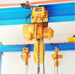 Polipasto de cadena eléctrico de 1, 2 y 5 toneladas Grúa de control remoto manual con velocidad de elevación de 220V/380V y 20/30 m/min para uso en construcción - Product Image 3