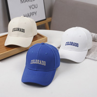 Gorra de béisbol lisa de 6 paneles personalizada de alta calidad con logotipo bordado personalizado profesional para hombres