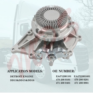 Pompe à eau pour camion Mercedes Benz OM471 LA Detroit DD13 DD15 DD16 Moteur 4702000101 4702000201 4712000401 4712000901 - Product Image 5