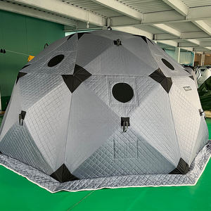 เต็นท์กันหนาวขนาดใหญ่ 4x8 เมตร พร้อมฉนวนกันความร้อนหนาพิเศษ สำหรับตั้งแคมป์กลางแจ้ง กันน้ำ กันลม เหมาะสำหรับตกปลาบนน้ำแข็ง - Product Image 5