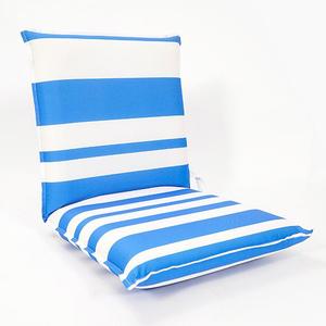 QM Manufacture Foldable Cushion <b>Padded</b> Outdoor Camping Recliner, Portable Durable Back Lean <b>Folding</b> Floor Beach <b>Chair</b> Seat - Product Image 1