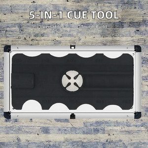 Professionele <span class=keywords><strong>5</strong></span> In 1 Multifunctionele <span class=keywords><strong>Pool</strong></span> <span class=keywords><strong>Cue</strong></span> Tip Reparatie Tool Aluminium Legering Model Mezz-<span class=keywords><strong>5</strong></span> - Product Image 2