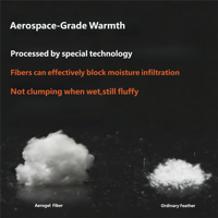 Fibre de polyester recyclée populaire avec isolation thermique et anti-abrasion siliconée à l'aérogel pour applications de filature