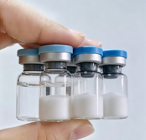 Frascos de vidrio transparente directamente de fábrica con tapón de goma de 3ml, 5ml, 10ml para polvo liofilizado, etiqueta personalizada OEM. - Product Image 1