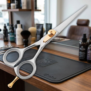 Ciseaux de barbier professionnels, ciseaux à cheveux en acier inoxydable pour la coiffure en salon - Product Image 2
