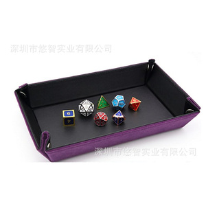 Bandejas de almacenamiento creativas y recipientes para dados de cuero PU, ideales para bares, discotecas y como organizadores de regalos. - Product Image 2