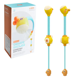 Jouet de bain pour bébé en forme de girafe avec tuyau réglable, arroseur électrique pour baignoire, robinet pour tout-petits et nourrissons, plaisir de bain - Product Image 6