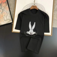 Camiseta Gráfica Oversize Casual para Hombre 2026 de Manga Corta, Cómoda y Holgada, Transpirable para Uso Interior