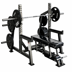 Stazione Multifunzione FRS per Panca Piana con Sistema di Sicurezza Integrato, Panca Regolabile per Sollevamento Pesi, Inclinabile e Declinabile per <span class=keywords><strong>Palestra</strong></span> - Product Image 1