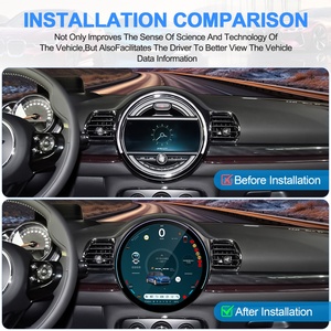 For BMW MINI F54 F55 F56 F60 NBT EVO R56 R60 Navihua Ring Screen Android Car Radio DVD <b>Player</b> 12" Touch Screen Carplay Head Unit - Product Image 5