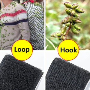 Wholesales Eco-Friendly Nylon Round Square <strong>Hook</strong> <strong>and</strong> <strong>Loop</strong> Fastener Heavy Duty Adhesive <strong>Hook</strong> <strong>and</strong> <strong>Loop</strong> Strip for Packaging - Product Image 6