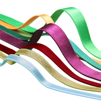 Bretelles de soutien-gorge élastiques lisses et brossées de 0,6 à 4,0 cm, coloris noir, blanc et multicolores, fournitures pour sous-vêtements, vente en gros