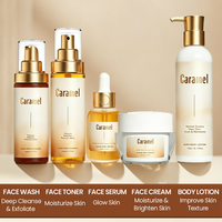 Sérum Tonifiant Coréen Éclaircissant et Rajeunissant au Caramel pour Peaux Noires, Traitement Anti-Acné, Effet Bonne Mine – Marque Privée