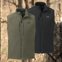 Gilet de chasse personnalisé de haute qualité, respirant, imperméable, camouflage, softshell, vêtements de chasse au canard, gilet de chasse pour hommes