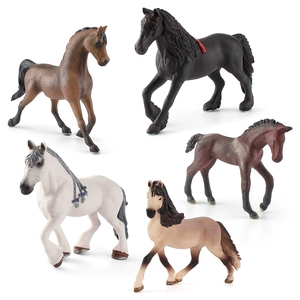 Figura de Caballo Andaluz Simulado, Pintado a Mano, Figuritas Sólidas, Caballo Español de Actuación, Adorno Estático, Juguetes - Product Image 3