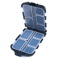 10 compartiments attirail de rangement en plastique petit étui à leurres Mini leurre perles accessoires stockage pêche leurre boîtes