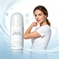 Déodorant anti-transpirant roll-on OEM 48H longue durée, sûr et rafraîchissant, contrôle de la transpiration et des odeurs pour le quotidien et le sport