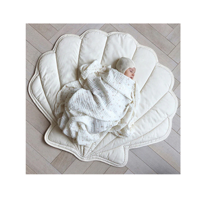 Bébé doux mousseline coton matelassé tissu rembourré coquille pépinière bébé été dormir cool <span class=keywords><strong>tapis</strong></span> bébé couche changer <span class=keywords><strong>tapis</strong></span> - Product Image 1