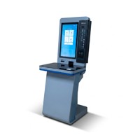 Kioscos de Autopago para Bibliotecas HAUMR con Escáner de Código de Barras Integrado, Estación de Préstamo y Renovación de Libros con Pantalla Táctil para Bibliotecas