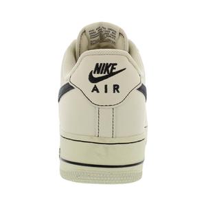 Chaussures unisexes Nike Air Force 1 '07 LV8 en cuir, couleur kaki clair et noir, style marche - Product Image 3