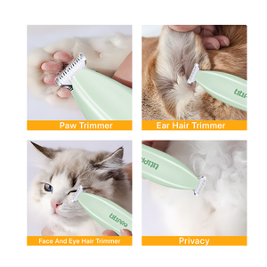 LILIPRO PT200 Усовершенствованный аккумуляторный триммер для шерсти лап собак, электрическая бесшумная машинка для стрижки шерсти лап животных, беспроводной набор для груминга кошек - Product Image 5