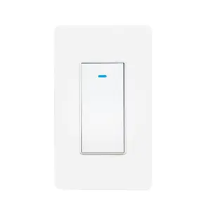 Para el hogar inteligente zigbe péché neutro de luz pared wifi interrupteur inteligente