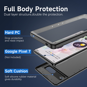 Funda Impermeable para Teléfono con Protector de Pantalla Integrado para Deportes al Aire Libre, Fabricada en PC+TPU, para <span class=keywords><strong>Google</strong></span> Pixel 7/7 Pro - Product Image 5