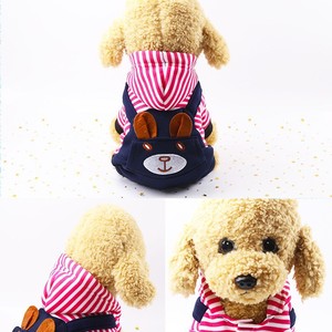 Shine And Shine Pet Hoodie Winter Warm <b>Clothes</b> <b>For</b> Dogs <b>Cats</b> Polka Dot Pattern Leisure Style - Product Image 4