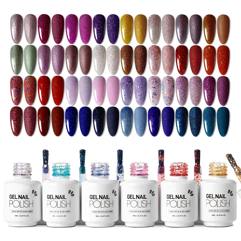 Bluedee nhà máy Gel bán buôn sơn móng tay chai Nguồn cung cấp 8ml/10ml/15ml Chất lượng cao tùy chỉnh móng tay gel UV Gel Polish