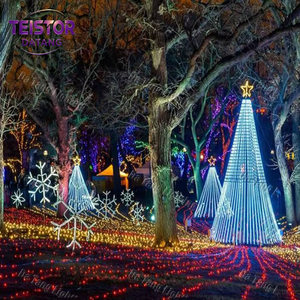 Lumières de Noël programmables RGB DMX pour arbres de Noël : des spectacles animés pour les parcs à thème, les places publiques et les événements de compte à rebours - Product Image 4