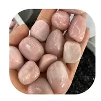 Neuankömmlinge 15-30mm Kristalle Heils teine natürliche rosa Opal getrommelte Steine zum Verkauf