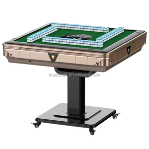 Wholesale Mahjong Machine Meal <b>Playing</b> <b>Cards</b> Dual-use Multi-color Optional Movable Folding Automatic Table WL-03001 Automatic Ma - Product Image 1