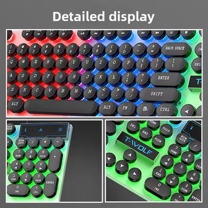 Gaming Wired <b>Keyboard</b> Cost-effective with CE RoHS Compliance Spanish/English/Arabic Language Version for PC Desktop Computer - Product Image 4