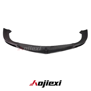 Labio de parachoques delantero de fibra de carbono estilo V para Merceder <span class=keywords><strong>Benz</strong></span> W218 <span class=keywords><strong>CLS</strong></span> clase <span class=keywords><strong>AMG</strong></span> CLS63 2011-2014 Kit de alerón divisor delantero - Product Image 2
